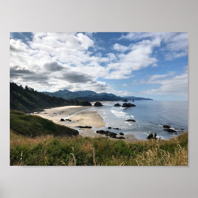 Ecola State Beach, OR Poster (Front)