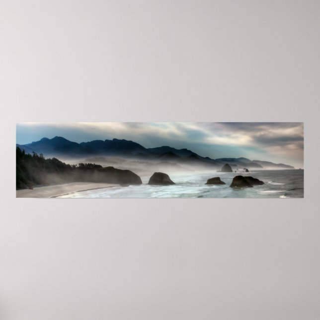 Ecola State Park on the Oregon Coast Poster (Front)