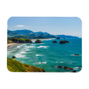 Ecola State Park, Oregon. Panorama of Crescent Magnet
