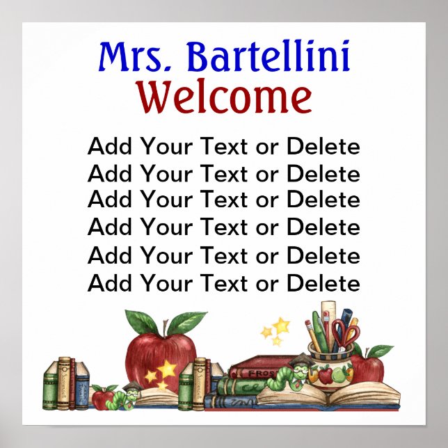 École / Bibliothèque / Poster en classe - SRF (Devant)