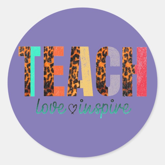 Ecole classique des Stickers Rond (Devant)