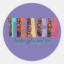 Ecole classique des Stickers Rond