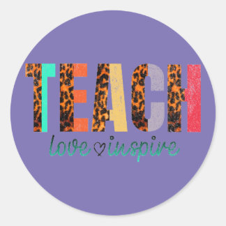 Ecole classique des Stickers Rond