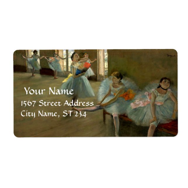 ÉCOLE DE DANSE /BALLERINA BALLET DANCER EN BLEU (Devant)