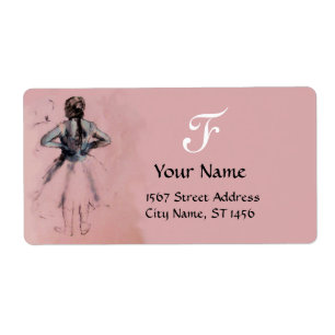 ÉCOLE DE DANSE, BALLERINA BALLET DANCER EN ROSE