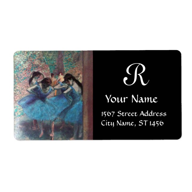 ÉCOLE DE DANSE / BALLERINA BALLET DANSER MONOGRAM (Devant)