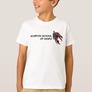 École de scorpion d'enfants de T-shirt de Kenpo