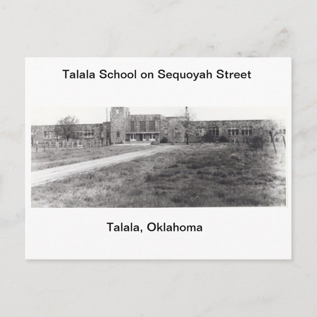 École de Talala sur la carte postale de rue de (Devant)