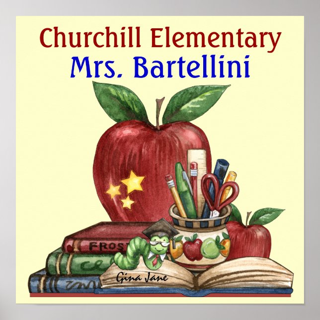 École / Enseignant / Poster en classe - SRF (Devant)