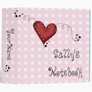 École mignonne 2" de coeur classeur