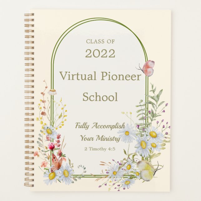 École pionnière JW 2022 - cadre floral  (Devant)