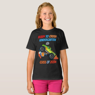 École, Prêt À Écraser T-shirt Filles De La Materne