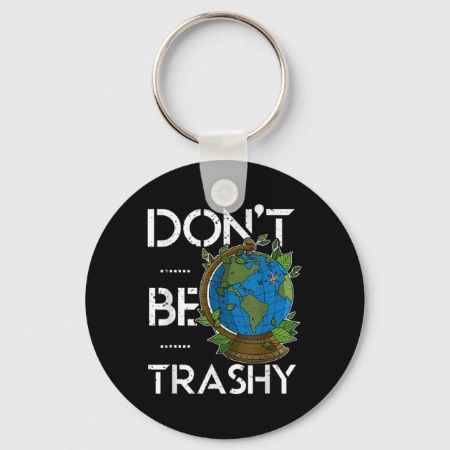 Ecologist Environmental Protection Animals Plants  Keychain (Front)