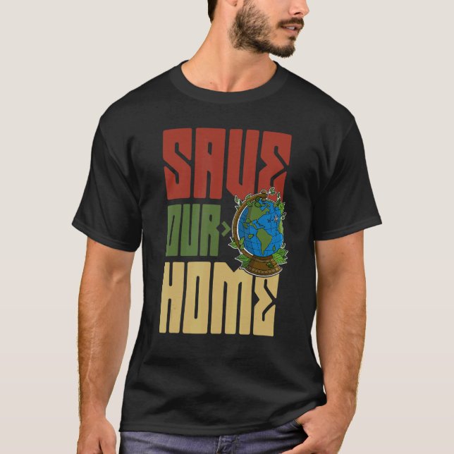Ecologist environmental protection animals plants  T-Shirt (Front)