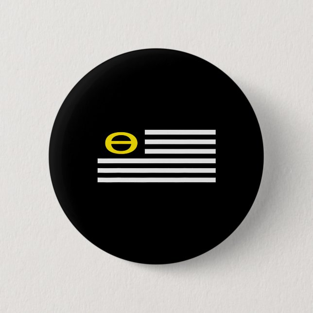 Ecology Flag Environmentalism Earth Day  2 Inch Round Button (Front)