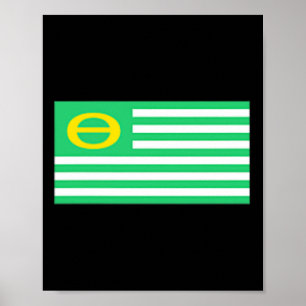 Ecology Flag Environmentalism Earth Day 2 Poster