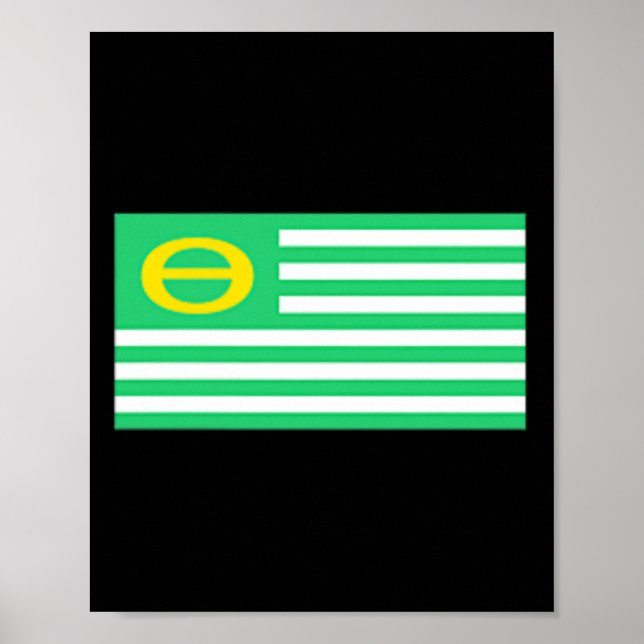 Ecology Flag Environmentalism Earth Day 2  Poster (Front)