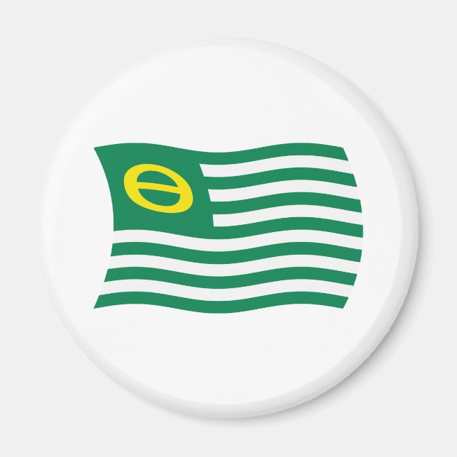 Ecology Movement Flag Magnet (Front)