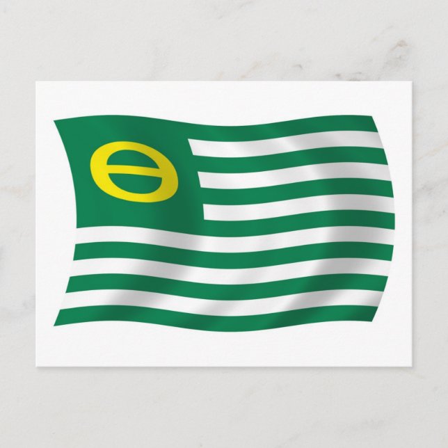 Ecology Movement Flag Postcard (Front)