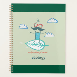 Ecology Surfer Sustainable Life Hipster Planner