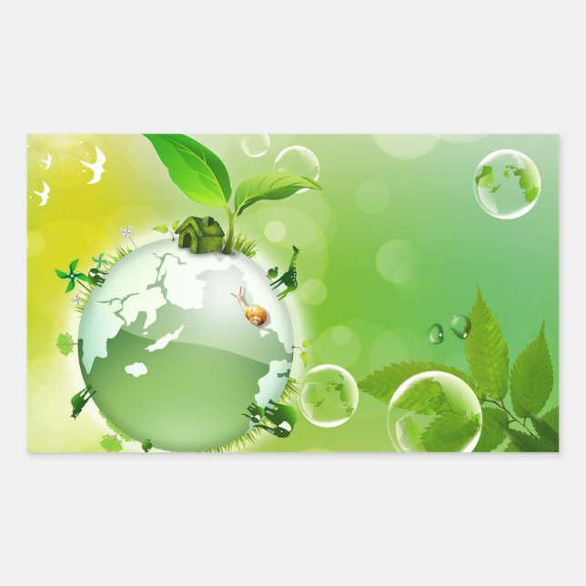 Ecology : the earth is our house - sticker (Front)