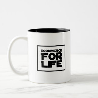 eCommerce for Life Two-Tone Coffee Mug