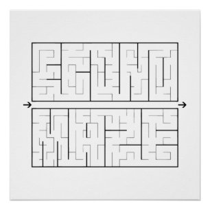Econo-Maze -  Poster