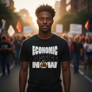 Economic Justice Now - Activism & Equality T-Shirt