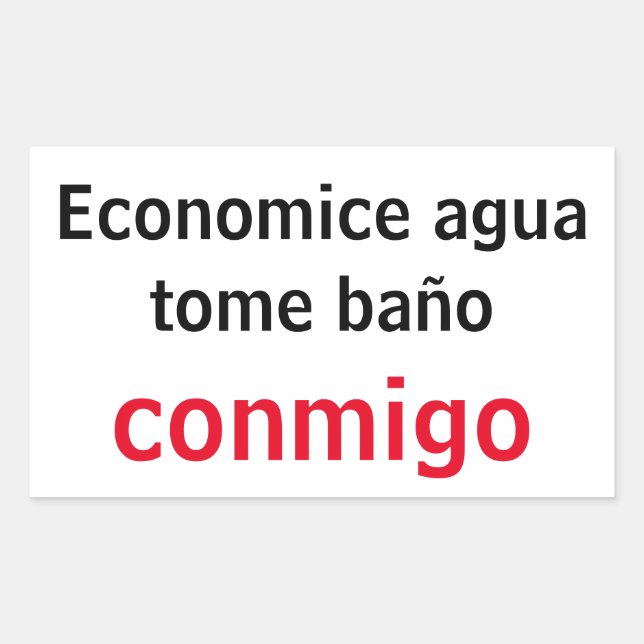 Economice agua sticker (Front)