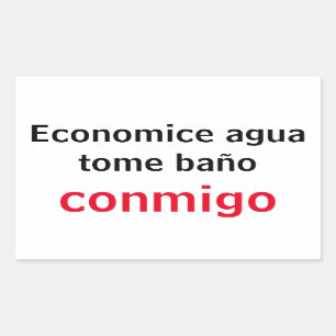 Economice agua sticker
