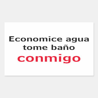 Economice agua sticker