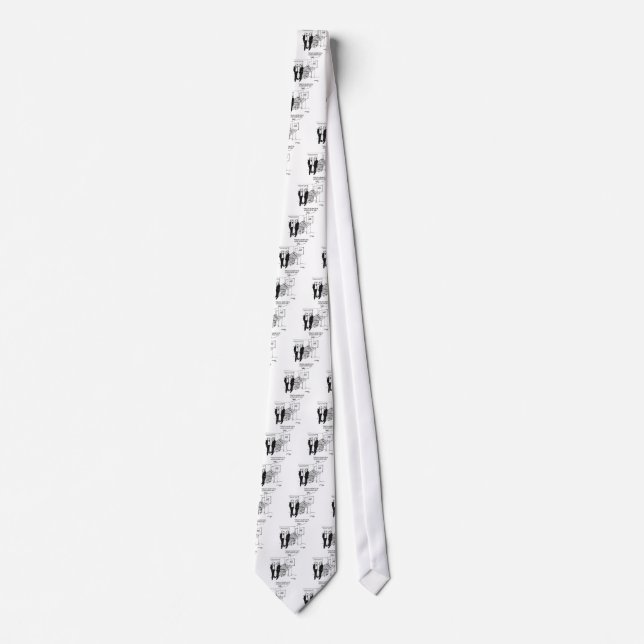 Economics Cartoon 3996 Tie (Front)