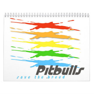 Économies de Pitbull le calendrier de race