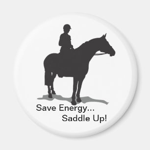 Économisez de l'énergie... Magnet Saddup - Rider a
