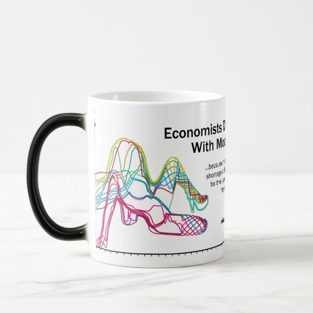 Economists Do It With Models Colour Change Mug (Left)
