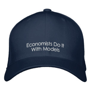 Economists Do It With Models Dark Colour Text Hat