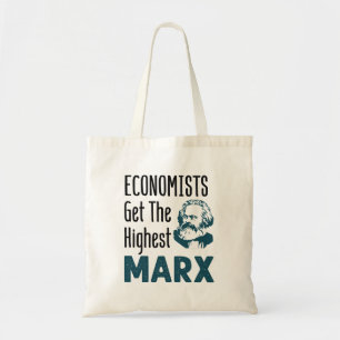 Economists Get the Highest Marx Economist Tote Bag