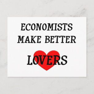 Economists Make Better Lovers Postcard