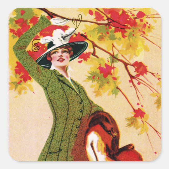 Economy Patterns Square Sticker (Front)