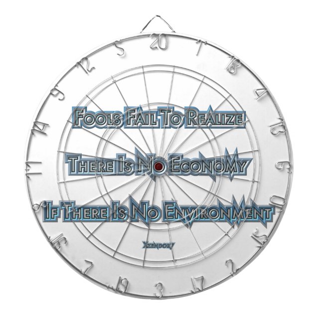 Economy vs Environment Dartboard (Front)