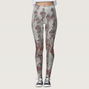 Écorce bois motif leggings