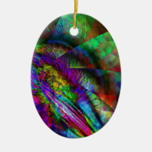 Ecosphere Ceramic Ornament