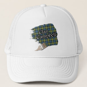 écossais Campbell Tartan Paint Brush Casquette