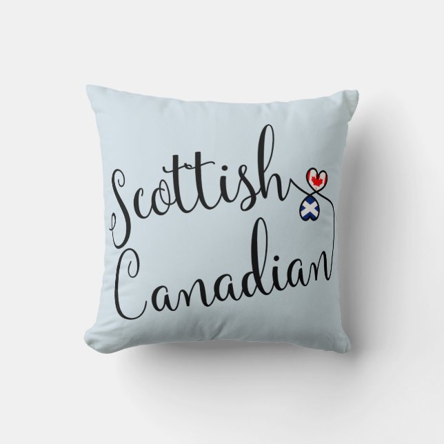 Écossais Canadian Entwins Hearts Lancer Coussin (Recto)