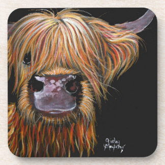 Écossais Highland Cow 'Henry' Dessous de verre ens