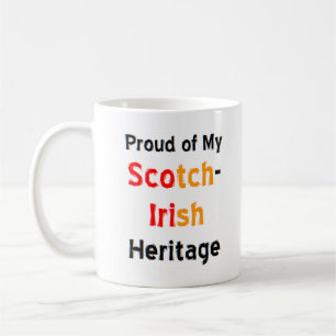 écossais irish heritage café tasse