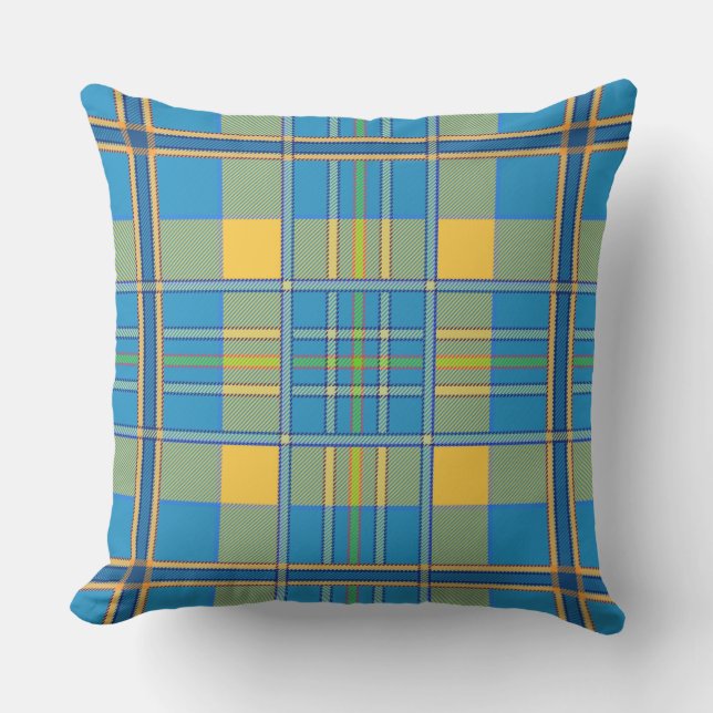 écossais plaid tartan coussin extérieur (Recto)