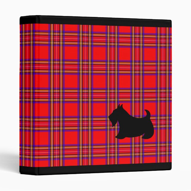 Écossais Terrier School Classeur Scrapbook Cadeau (Devant/Côté)