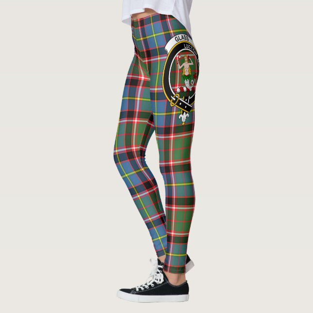 Ecosse Clan Crest Tartan Femmes Leggings (Gauche)