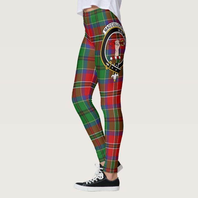 Ecosse Clan McCulloch Crest Tartan Femmes Legging (Gauche)